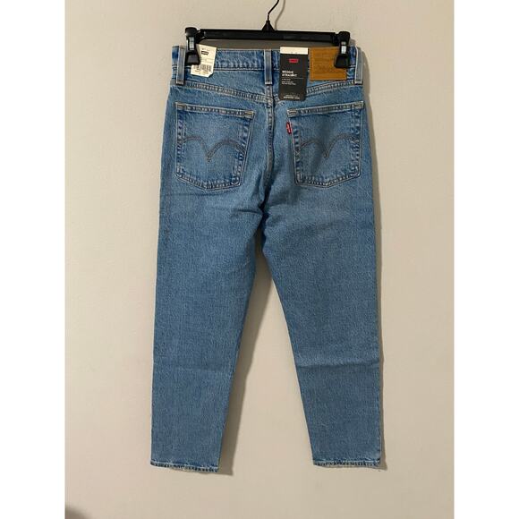 New Levi's Premium Wedgie Straight high rise denim Jeans size 26 - Picture 4 of 4
